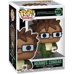 Funko pop! animation: futurama - hermes conrad with mug - collectable vinyl figur 90427 889698904278