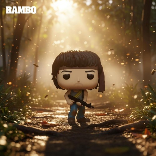 Funko pop! movies: rambo - john rambo 2003 φιγούρα βινυλίου 86545 889698865456