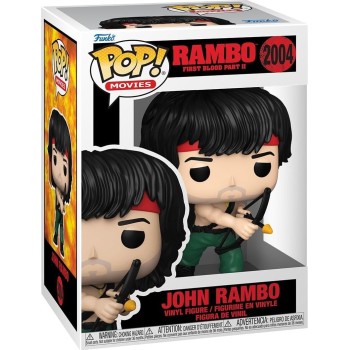 Funko pop! movies: rambo s2- john rambo w/bow - collectable vinyl figure - gift i 90362 889698903622