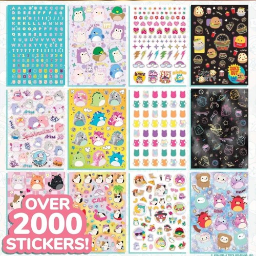 Horizon Group USA Squishmallows - Sticker Book (2000+ Stickers) - Horizon 224701 0194356247018