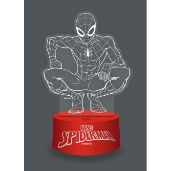 Arditex Spiderman 3D Effect LED Lamp 17x13x9cm SM17893 8430957178934