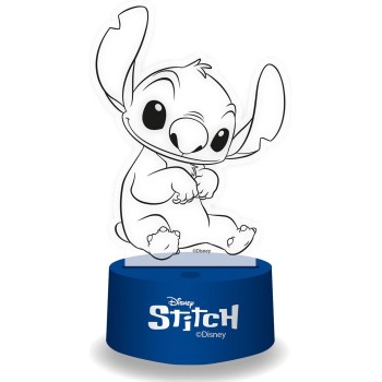 Arditex 3d λάμπα rgb με τηλεχειριστήριο stitch WD17891 8430957178910