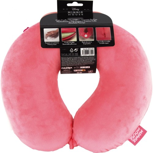 Arditex Μαξιλάρι λαιμού velboa - με εικόνα minnie - 30x30x6 εκ. WD16709 8430957167099
