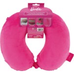 Arditex Μαξιλάρι λαιμού velboa - με λογότυπο barbie ροζ - 30x30x6 εκ. BR16718 8430957167181