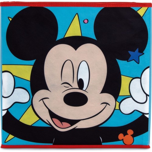 Arditex Mickey Mouse Foldable Cube-shaped Textile Organizer Container (31x31x31cm) WD15236 8430957152361