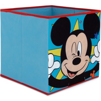 Arditex Mickey Mouse Foldable Cube-shaped Textile Organizer Container (31x31x31cm) WD15236 8430957152361