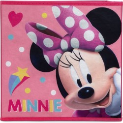 Arditex Minnie Mouse Foldable Cube-shaped Textile Organizer Container (31x31x31cm) WD13983 8430957139836