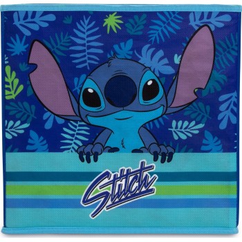 Arditex Lilo & Stitch Foldable Cube-shaped Textile Organizer/storage Container (31x31x31cm) WD16144 8430957161448