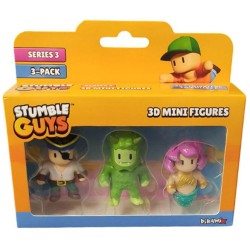 Just toys Stumble Guys Series 3 | Stumble Guys Series 3 3D Mini Φιγούρες 3 Pack 0481 9772532611368