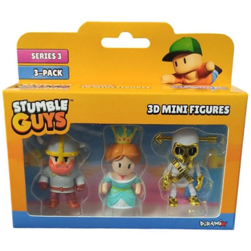 Just toys Stumble Guys Series 3 | Stumble Guys Series 3 3D Mini Φιγούρες 3 Pack 0481 9772532611368