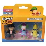 Just toys Stumble Guys Series 3 | Stumble Guys Series 3 3D Mini Figures 3 Pack Asst. 0481 9772532611368