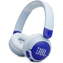 JBL JR 320BT Wireless On-Ear Headphones For Kids - Blue JBL1071BL 050036405546