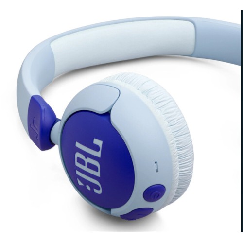 JBL JR 320BT Wireless On-Ear Headphones For Kids - Blue JBL1071BL 050036405546