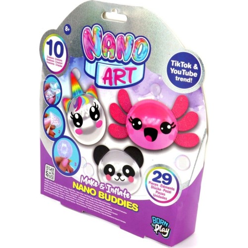 born to play - Make & Inflate Nano Buddies B38101 810179275600