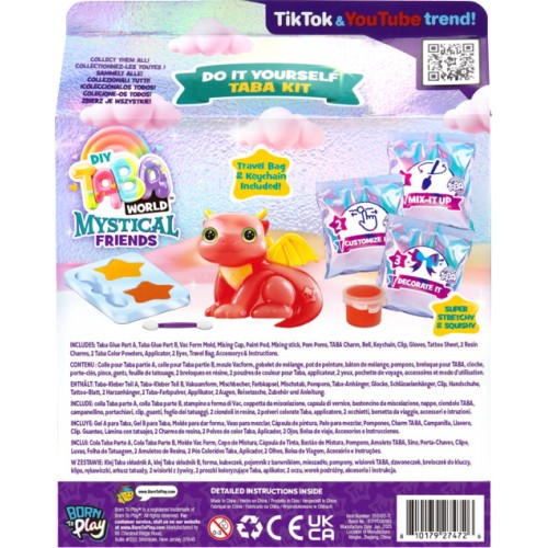 born to play DIY Taba Μυθικά Φιλαράκια Δράκος B27472 810179274726