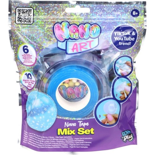 born to play nano art Tape Mix Blue B89101 810179276461