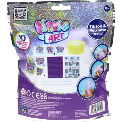 born to play nano art Tape Mix Ροζ B89101 810179276492