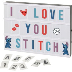 Arditex Disney Stitch a4 LED Light box (30x20x4.5cm) With 384 Lilo & Stitch Message Sheets WD17890 8430957178903