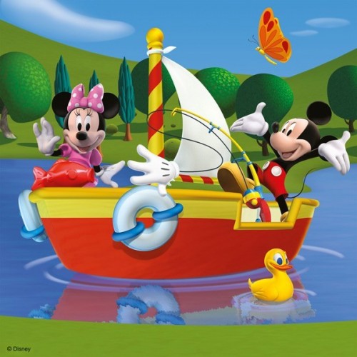 Ravensburger Παζλ 3X49τεμ. WD Όλοι Αγαπούν Τον Μίκυ 09247 4005556092475