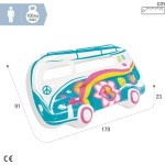 Intex παιδικό φουσκωτό στρώμα θαλάσσης 91x109cm 58728 6941057425832