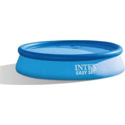 Intex easy set στρογγυλή πισίνα 3077lt φουσκωτή 305x61εκ. γαλάζια 28118 6941057420554