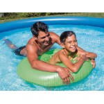 Intex easy set στρογγυλή πισίνα 3077lt φουσκωτή 305x61εκ. γαλάζια 28118 6941057420554