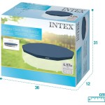 Intex prism & metal frame αντηλιακό προστατευτικό κάλυμμα πισίνας στρογγυλό 457εκ. 28032 6941057403984