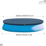 Intex easy set pool cover κάλυμμα πισίνας 396cm 28026 6941057403960