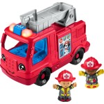 Mattel Fisher-price Little People Fire Truck Musical Toddler Toy With Lights & 2 Figures, Multilanguage Version HYR88 1947352546