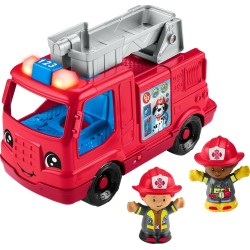 Mattel fisher-price little people - πυροσβεστική οχημα με φιγούρες HYR88 194735254668