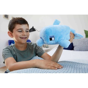 mattel minecraft - λουτρινα 20εκ. minecraft 8-inch basic plush dolphi HBN39 / HJD25 194735082889