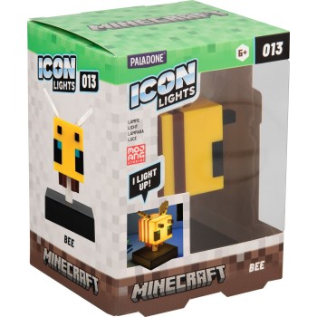 Paladone icon lights: minecraft - bee light 013 (pp16018mcfid) PP16018MCFID 5056577776317