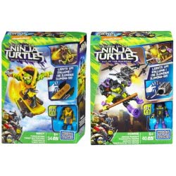 MEGA Φιγούρες Χελωνονιντζάκια Με Αξεσουάρ TMNT Teenage Mutant Ninja Turtles - 2 Σχέδια DPF74 / ASST 887961315813