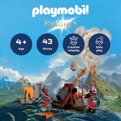 Playmobil Country Καταπέλτης Ιπποτών Δράκου 72117 4008789721174