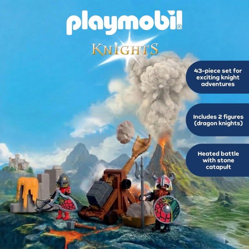 Playmobil Country Καταπέλτης Ιπποτών Δράκου 72117 4008789721174