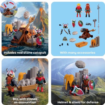 Playmobil Country Καταπέλτης Ιπποτών Δράκου 72117 4008789721174