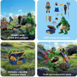 Playmobil Country Troll With Lion Knight Treasure 72116 4008789721167