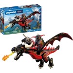 Playmobil Country Μαύρος Δράκος Και Ιππότης 72114 4008789721143