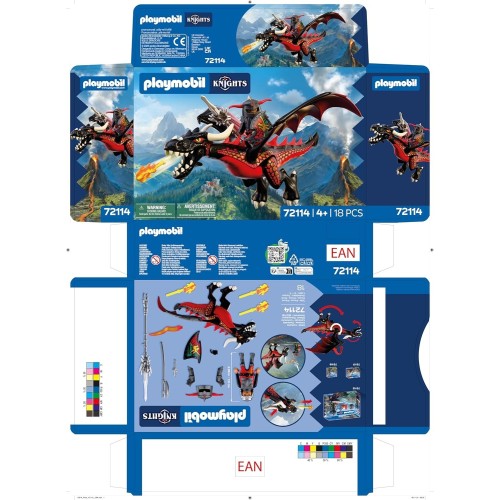 Playmobil Country Black Dragon 72114 4008789721143