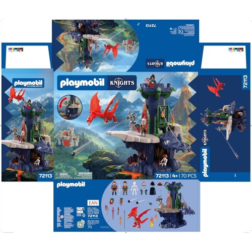 Playmobil Country Πύργος Ιπποτών Δράκου 72113 4008789721136