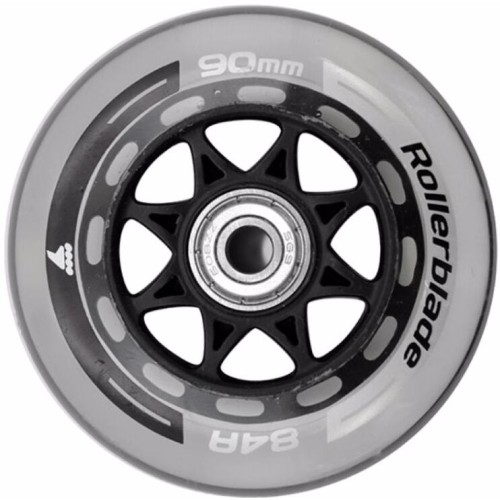 ROLLERBLADE 90mm/sg9 Wheel and Bearing - Clear 43.069533/CLR 8050459931617