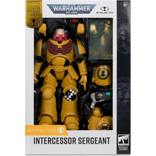 macfarlane mcfarlane warhammer 40,000 action figure intercessor sergeant imperial fist  787926109542