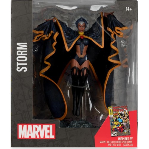 macfarlane mcfarlane  storm 1:10th scale collectible with scene  tales featuring spide  787926148046