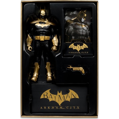 macfarlane mcfarlane dc multiverse action figure batman arkham city knightmare  gold l  787926172393