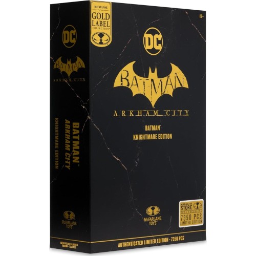 macfarlane mcfarlane dc multiverse action figure batman arkham city knightmare  gold l  787926172393