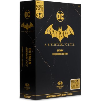 macfarlane mcfarlane dc multiverse action figure batman arkham city knightmare  gold l  787926172393