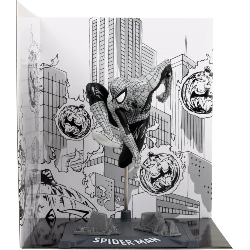macfarlane marvel  pvc statue 1/10 spider-man spider-man 6 line art gold label 10 cm  787926148299
