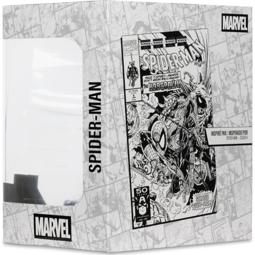 macfarlane marvel  pvc statue 1/10 spider-man spider-man 6 line art gold label 10 cm  787926148299