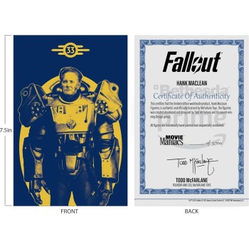 macfarlane mcfarlane fallout movie maniacs action figure hank maclean season 2 red pla  787926141344
