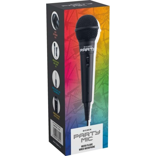 bigben wired microphone  party – partymic  3499550386912